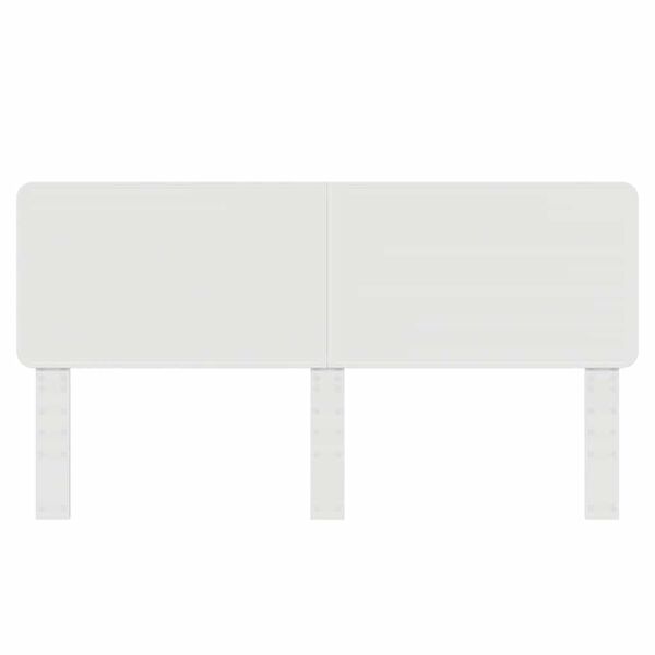 vidaXL T&ecirc;te de lit Blanc Brillant 180 cm Bois d'ing&eacute;nierie