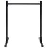 vidaXL Stations de dips 2 pcs Noir 109 x 90 x 105 cm