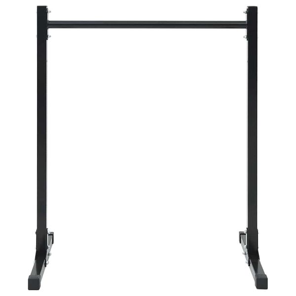 vidaXL Stations de dips 2 pcs Noir 109 x 90 x 105 cm