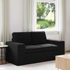 vidaXL Canap&eacute; 120cm Noir M&eacute;tал