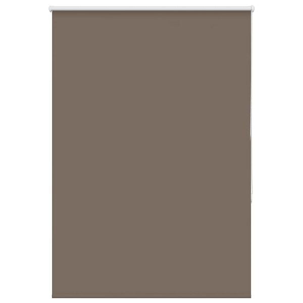 vidaXL Store enrouleur occultant caf&eacute; 115x150cm largeur du tissu