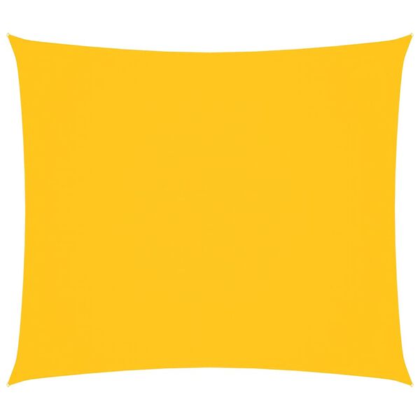vidaXL Voile de parasol tissu oxford rectangulaire 2x2,5 m jaune
