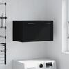 vidaXL Armoire murale Noir 60x36,5x35 cm Bois d'ing&eacute;nierie