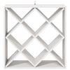 vidaXL &Eacute;tag&egrave;re &agrave; vin 2 pcs Blanc 62 x 25 x 62 cm Pin massif