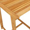vidaXL Ensemble de bar de jardin 3 pcs Noir