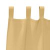 vidaXL Rideaux occultants avec anneaux 2 pcs Beige 260 x 140 cm