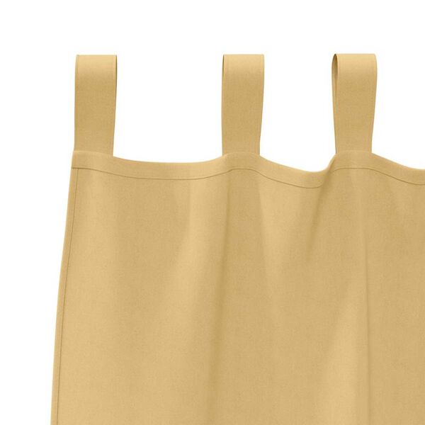 vidaXL Rideaux occultants avec anneaux 2 pcs Beige 260 x 140 cm