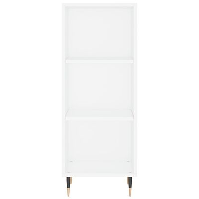 vidaXL Buffet blanc 34,5x32,5x90 cm bois d'ingénierie