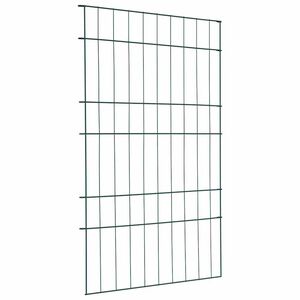 vidaXL Ensemble de cl&ocirc;ture de jardin 8 pc 50 x 80 cm Acier Vert