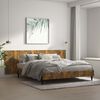 vidaXL T&ecirc;te de lit murale Ch&ecirc;ne fum&eacute; 240x1,5x80 cm Bois d'ing&eacute;nierie