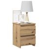 vidaXL Tables de chevet 2 pcs ch&ecirc;ne artisanal bois d'ing&eacute;nierie