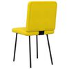 vidaXL Chaises &agrave; manger lot de 6 jaune velours
