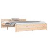 vidaXL Cadre de lit sans matelas bois massif 150x200 cm