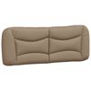 VidaXL Cadre de lit sans matelas Hvar cappuccino 140x200 cm similicuir