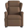 vidaXL Fauteuil de massage inclinable Marron Tissu