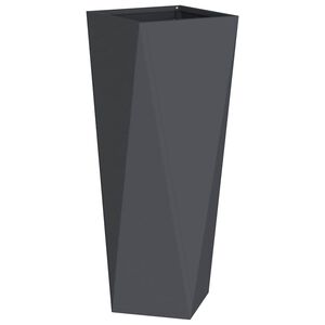 vidaXL Jardini&egrave;re Anthracite 30 x 30 x 75 cm Acier