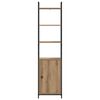 vidaXL Biblioth&egrave;que Ch&ecirc;ne artisanal 40 x 24 x 161 cm Bois d'ing&eacute;nierie