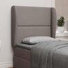 vidaXL Oreille de t&ecirc;te de lit Beige tissu
