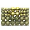 vidaXL Boules de No&euml;l 100 pcs vert clair 3 / 4 / 6 cm