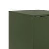 vidaXL Buffet vert olive 34,5x39x73 cm acier