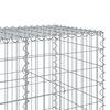 vidaXL Panier gabion avec couvercle 700x100x100 cm fer galvanisé