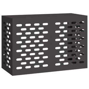 vidaXL Housse de climatiseur Noir 90 x 40 x 60 cm Acier