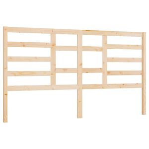 vidaXL T&ecirc;te de lit 206x4x104 cm Bois massif de pin