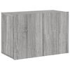 vidaXL Unit&eacute;s murales TV 6 pcs sonoma gris bois d'ing&eacute;nierie