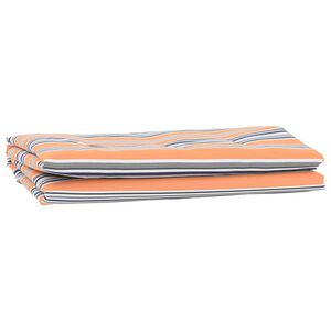 vidaXL Toile de rechange pour auvent Bleu et Orange 1000 x 160 cm