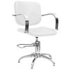 vidaXL Unit&eacute; de rin&ccedil;age de shampoing avec chaise de salon Similicuir