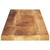 vidaXL Dessus de table rectangulaire bois massif de manguier brut