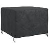 vidaXL Housse pour mobilier d'extérieur Noir 100 x 100 x 70 cm 210D