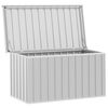 vidaXL Boîte de rangement de jardin Gris 129x67x65 cm
