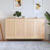 vidaXL Portes d'armoire &agrave; persiennes 4 pcs 99,3x49,4 cm pin massif