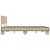 vidaXL Cadre de lit sans matelas ch&ecirc;ne sonoma 150x200 cm