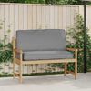 vidaXL Coussin Gris 120 x 50 x 12 cm Tissu Oxford