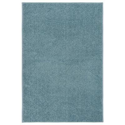 vidaXL Tapis à poils courts 200x290 cm Bleu