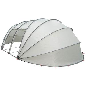 vidaXL Dôme de tente de piscine Gris 538 x 440 x 204 cm