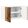 vidaXL Armoire de cuisine avec porte 2 pcs Bois ancien 60 x 31 x 40 cm