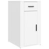 vidaXL Armoire de bureau Blanc 40x49x75 cm Bois d'ing&eacute;nierie