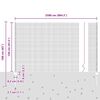 vidaXL Cl&ocirc;ture avec poteau Vert 1,2 x 25 m Acier et PVC