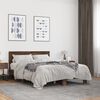 vidaXL Cadre de lit sans matelas ch&ecirc;ne marron 135x190 cm