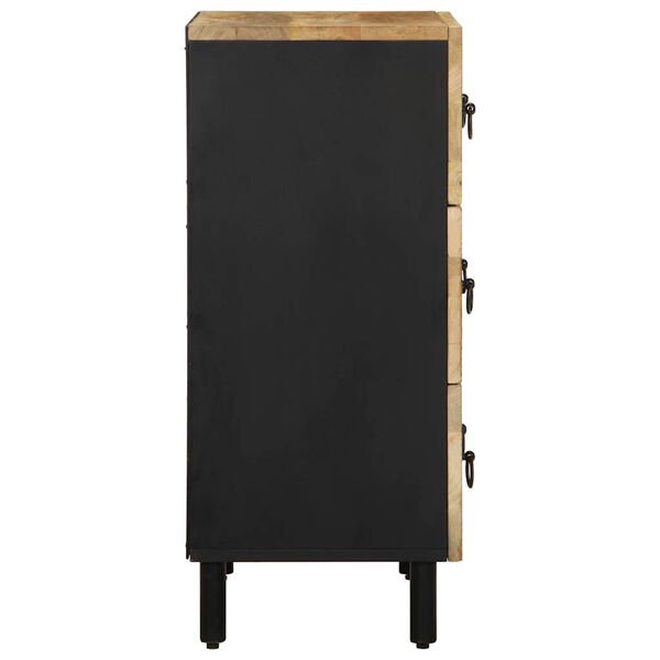 vidaXL Buffet 60x33,5x75 cm bois de manguier brut massif