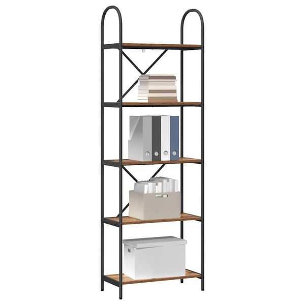 vidaXL &Eacute;tag&egrave;re Bois ancien 60 x 30 x 183 cm Bois d'ing&eacute;nierie