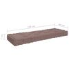vidaXL Coussins de plancher de palette lot de 7 Taupe Coton