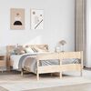 vidaXL Cadre de lit sans matelas 120x190 cm bois de pin massif