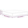 vidaXL Coussin de canap&eacute; d'ext&eacute;rieur color&eacute; 60 x 60 x 8 cm Polyester