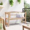 vidaXL Banc ext&eacute;rieur Naturel 119 x 44 x 76 cm Bois de pin massif