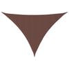 vidaXL Voile de parasol tissu oxford triangulaire 4x4x5,8 m marron