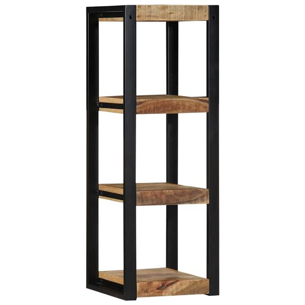 vidaXL &Eacute;tag&egrave;re murale 35x35x100 cm bois de manguier brut massif